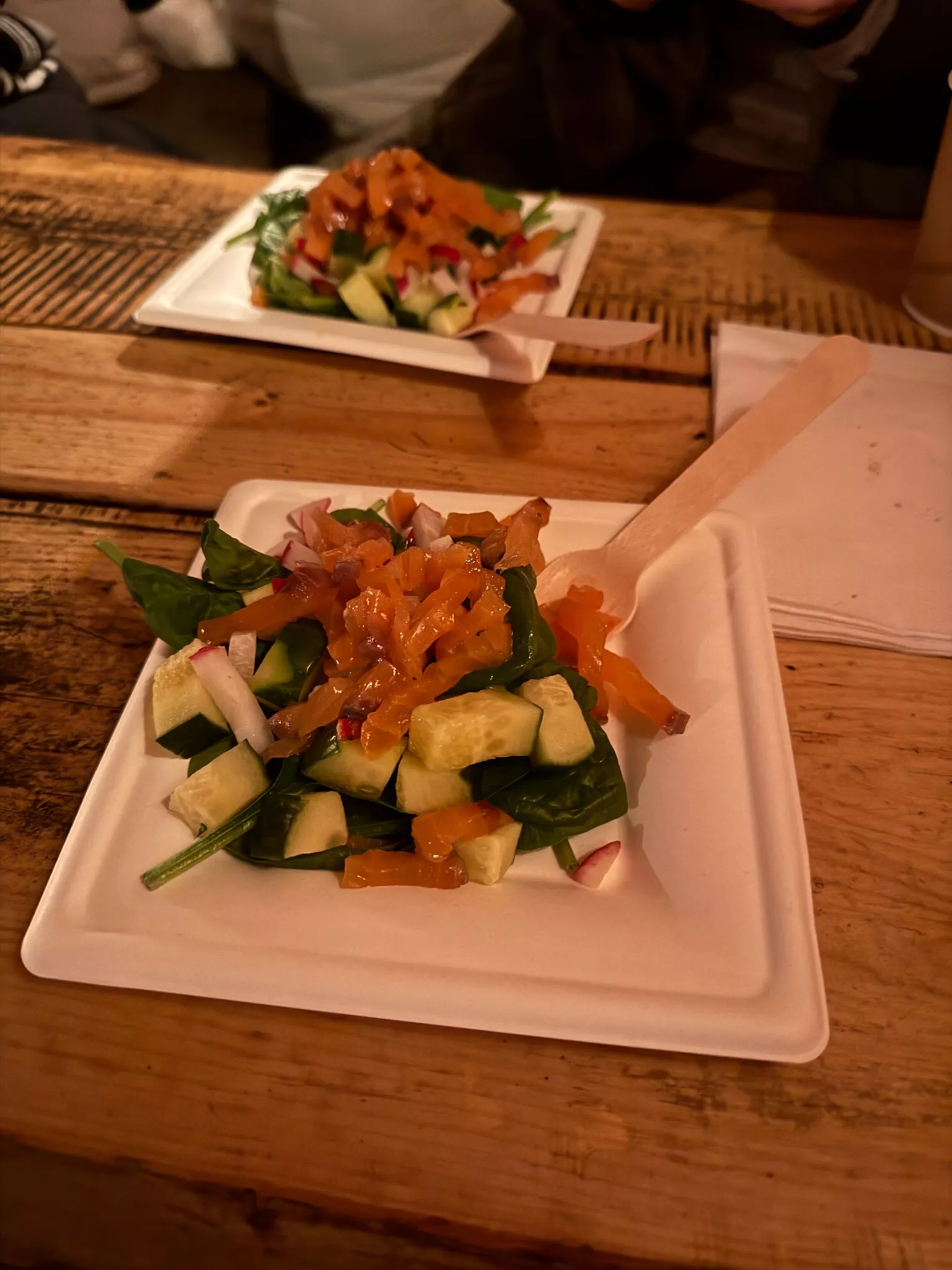 Somon afumat produs de cultura Sami