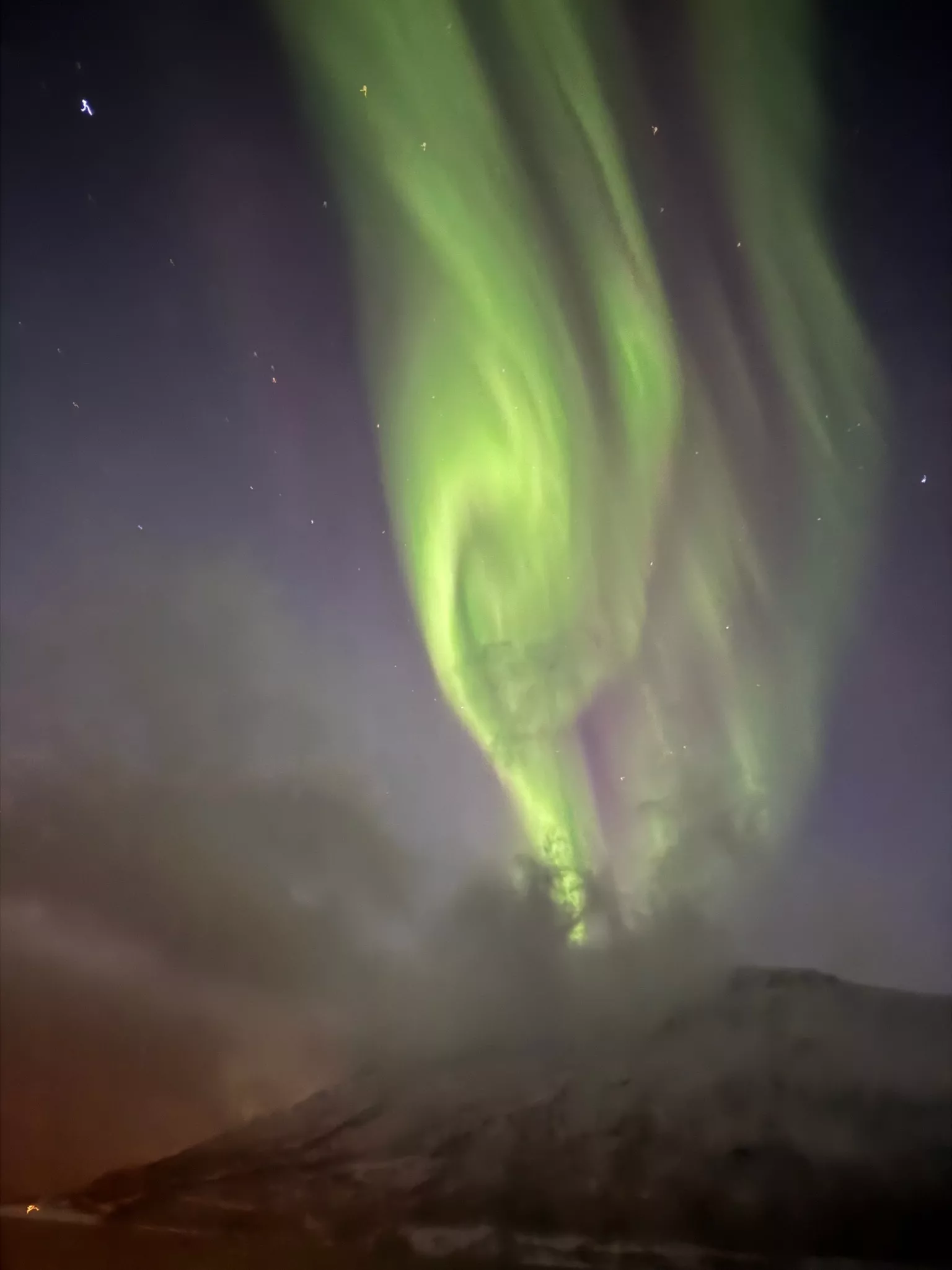 Aurora boreală în Tromsø